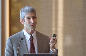 Dr. David Chambers, NCI Deputy Director for Implementation Science, encouraged grantees to learn more about how to improve dissemination and implementation of research, including getting more research into practice faster through innovation. 