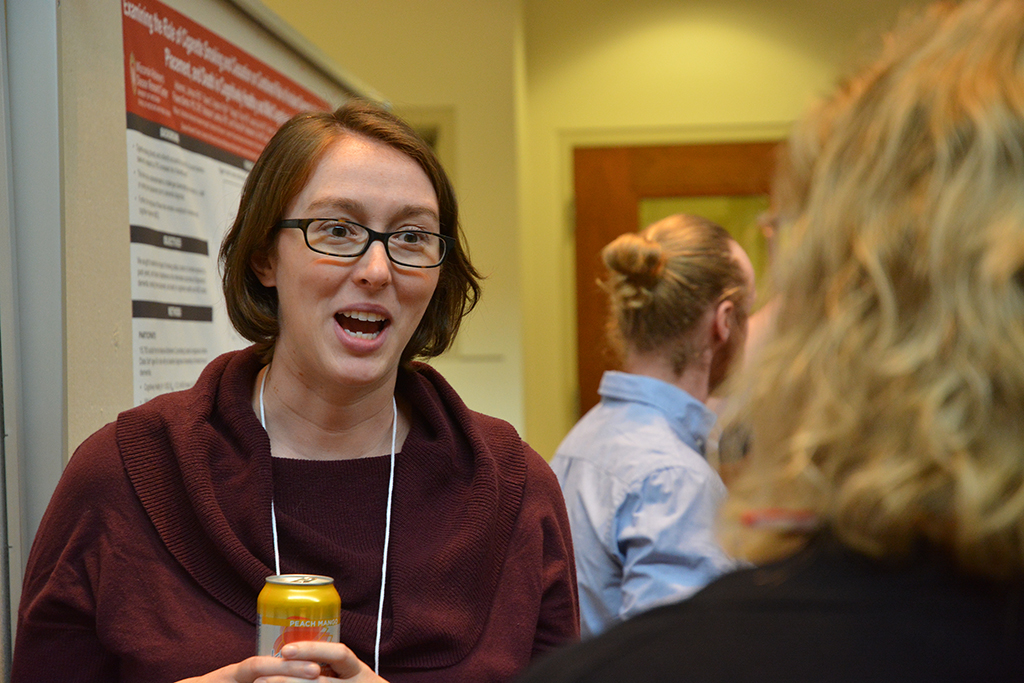 Dr. Adrienne Johnson presents her poster