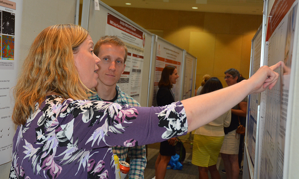 Dr. Megan Piper presents her poster