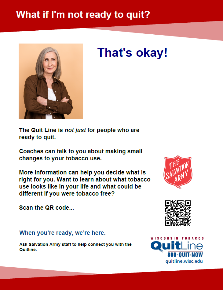 Image of the flyer, What if I'm not ready to quit?